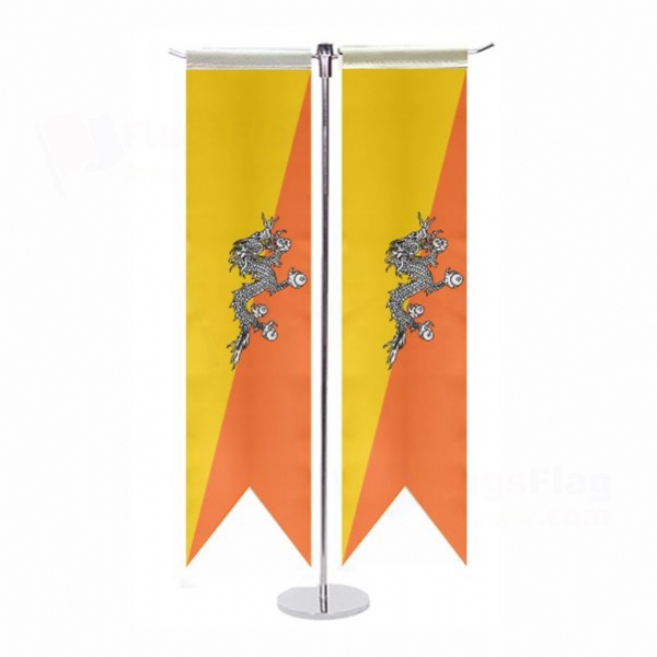 Bhutan T Table Flags