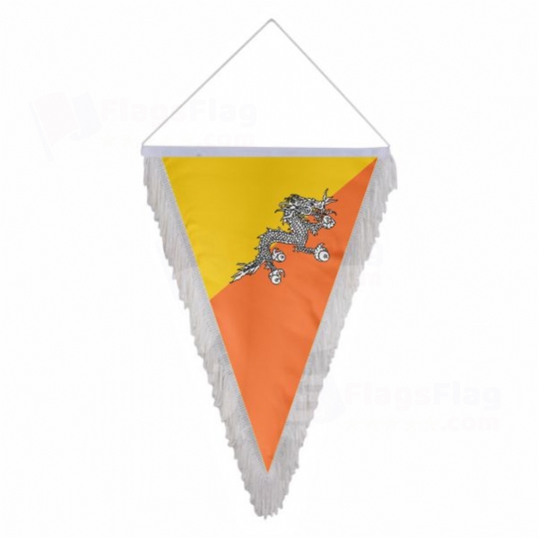 Bhutan Triangle Fringed Streamers