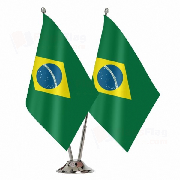 Brazil Binary Table Flag