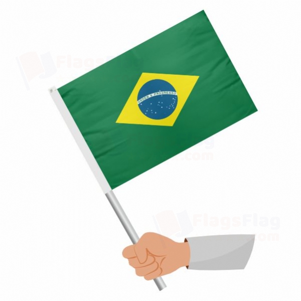 Brazil Stick Flag