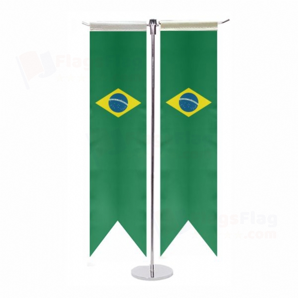 Brazil T Table Flag