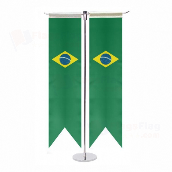 Brazil T Table Flags