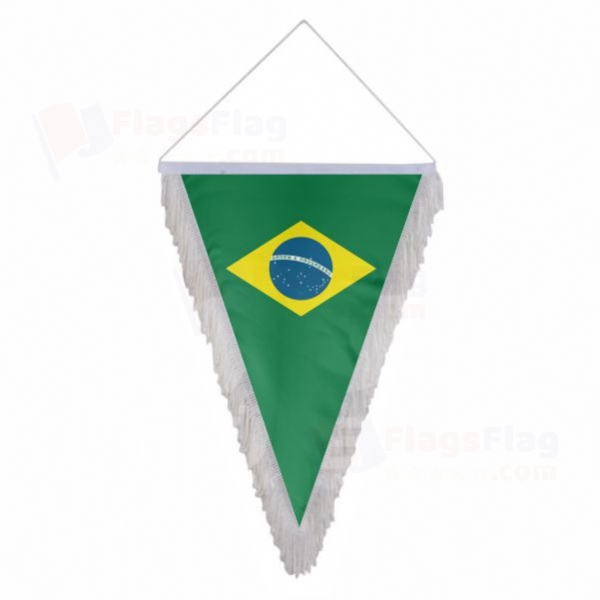 Brazil Triangle Fringed Streamers