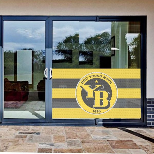 BSC Young Boys Glass Film BSC Young Boys One Way Vision Printing