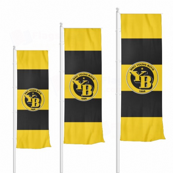 BSC Young Boys Vertically Raised Flags