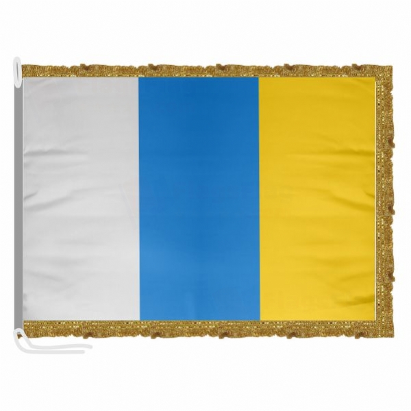 Canary Islands Satin Office Flag