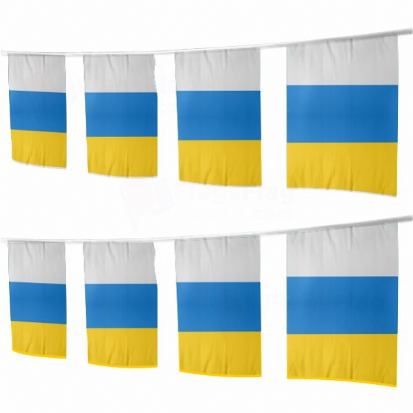 Canary Islands Square String Flags