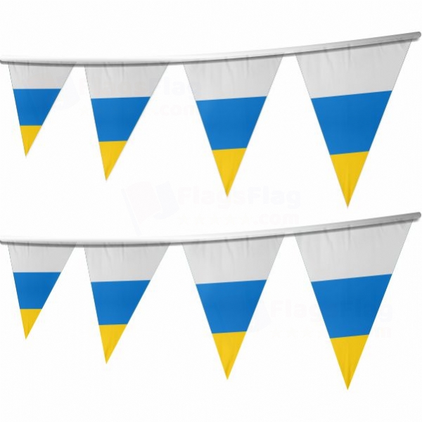 Canary Islands Stringed Triangle Flag