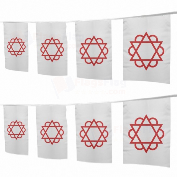 Candar Dynasty Square String Flags