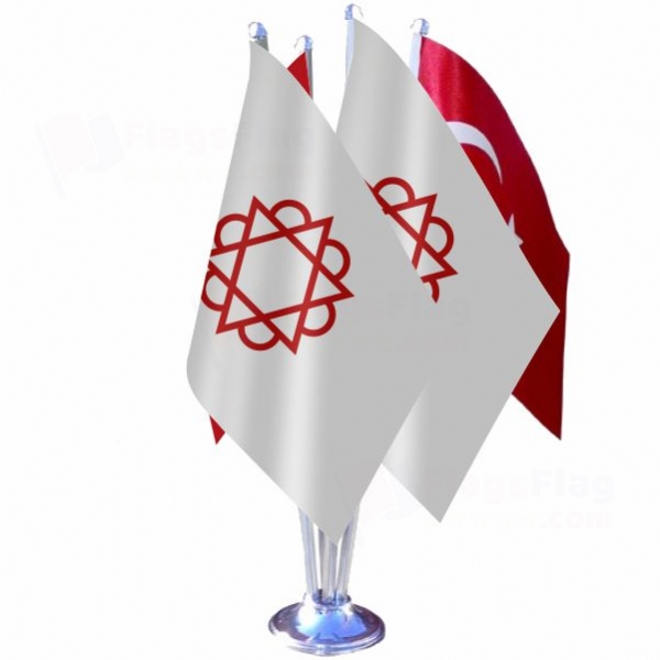 Candarogullar Principality Quadruple Table Flag