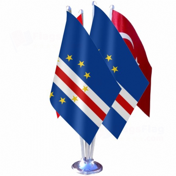 Cape Verde Quadruple Table Flag