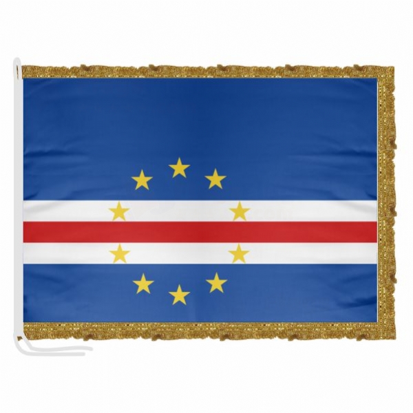 Cape Verde Satin Office Flag