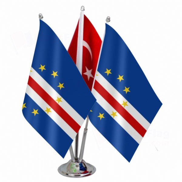 Cape Verde Triple Table Flag
