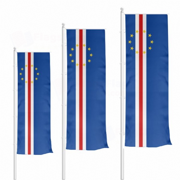 Cape Verde Vertically Raised Flags