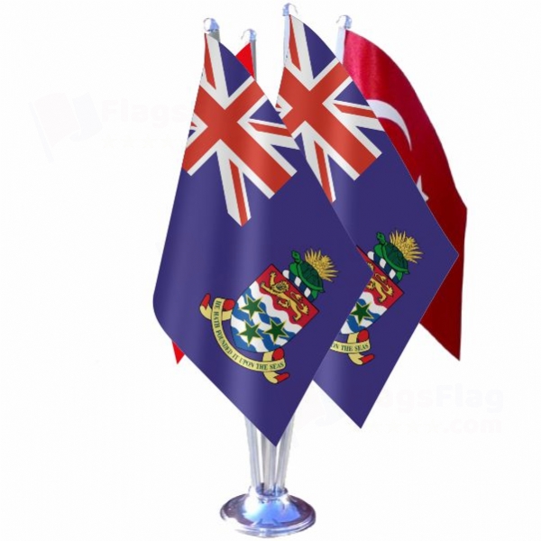 Cayman Islands Quadruple Table Flag