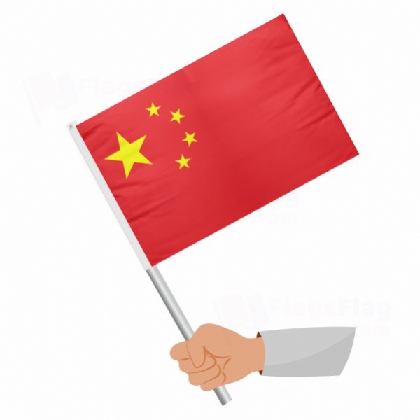 Chinese Stick Flag