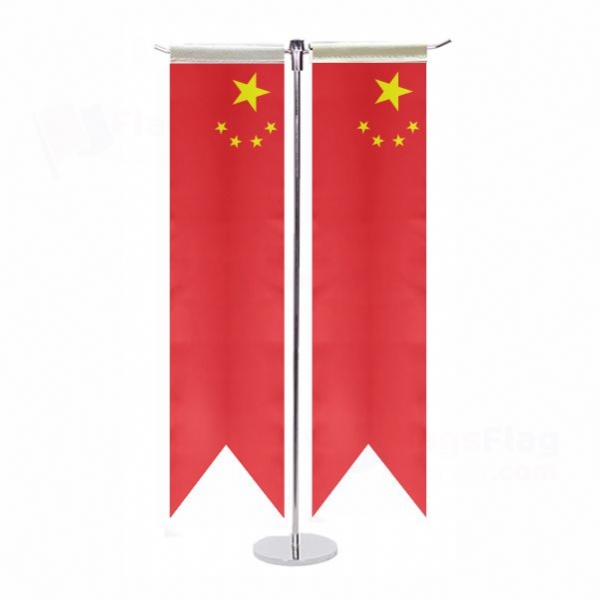 Chinese T Table Flags