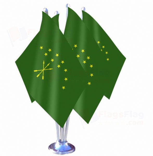 Circassian Quadruple Table Flag