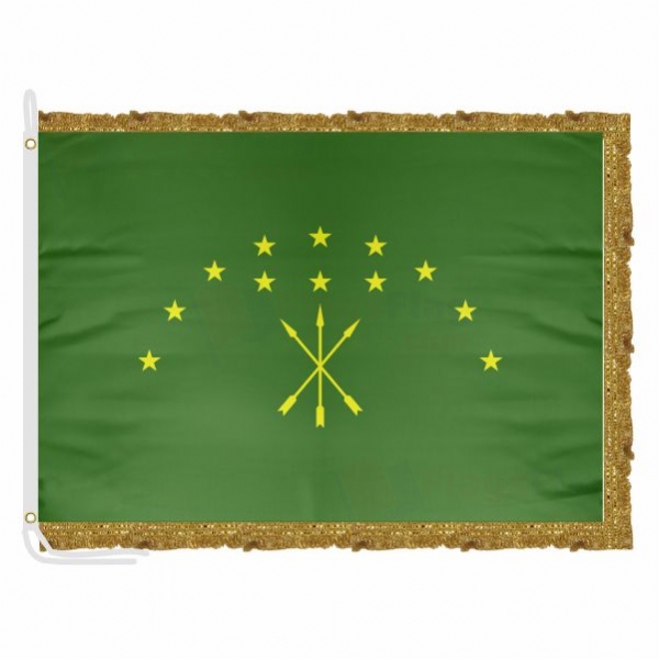 Circassian Satin Office Flag