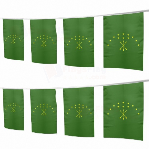 Circassian Square String Flags