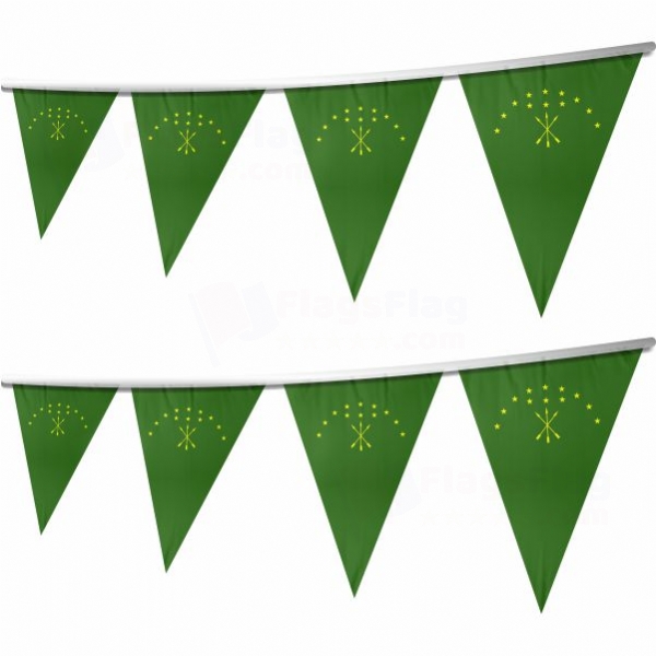 Circassian Stringed Triangle Flag