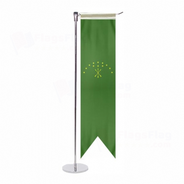 Circassians L Table Flag