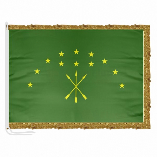 Circassians Satin Office Flag