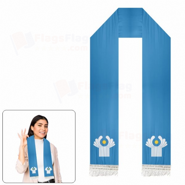 Commonwealth of Independent States Scarf Digital Printing