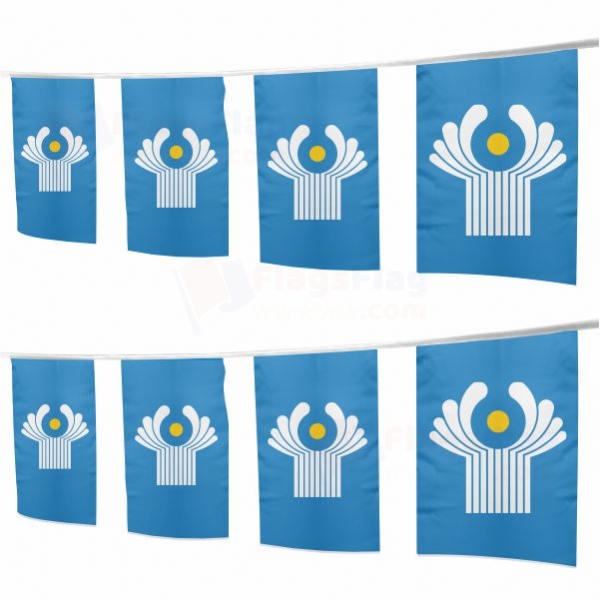 Commonwealth of Independent States Square String Flags