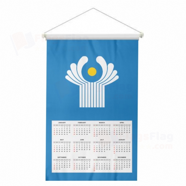 Commonwealth of Independent States Woven Fabric Digital Printing Calendar