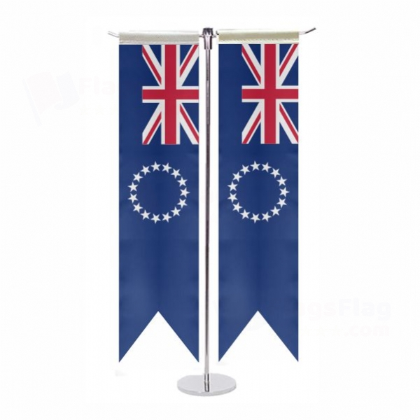 Cook Islands T Table Flags