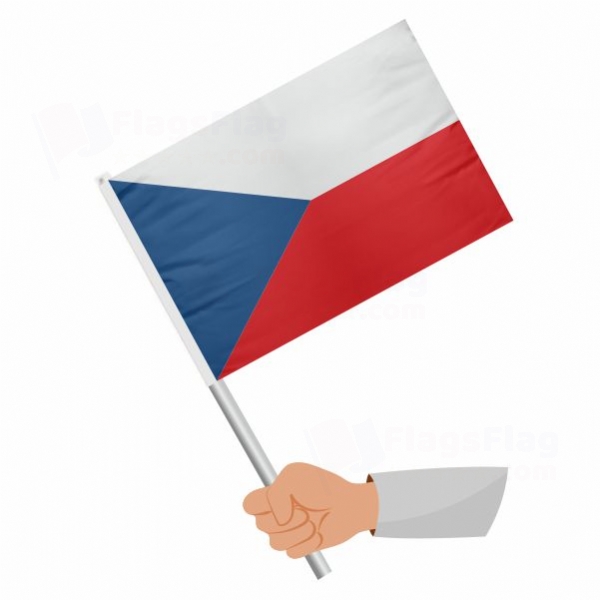Czech Republic Stick Flag