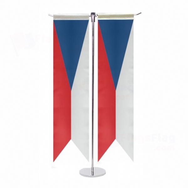 Czech Republic T Table Flags