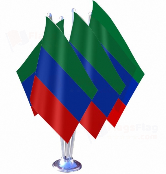 Dagestan Quadruple Table Flag