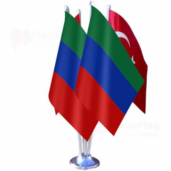 Dagestan Quadruple Table Flag