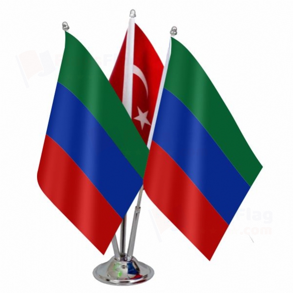 Dagestan Triple Table Flag