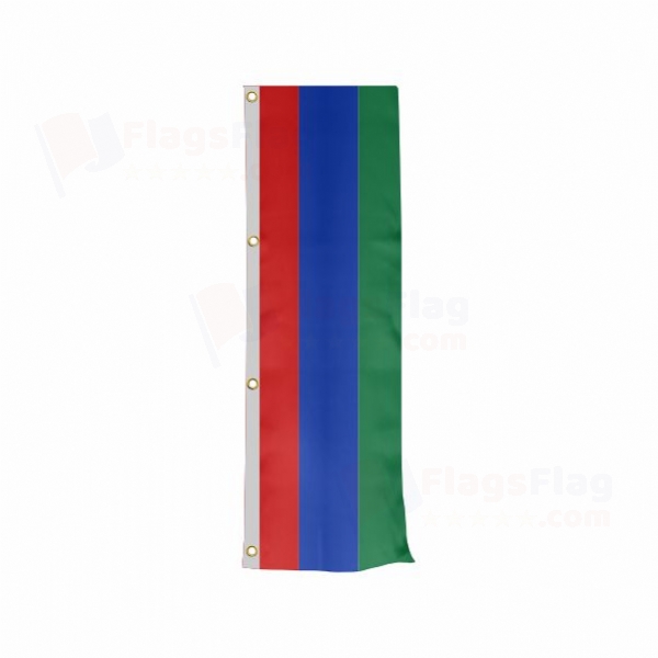 Dagestan Vertically Raised Flags