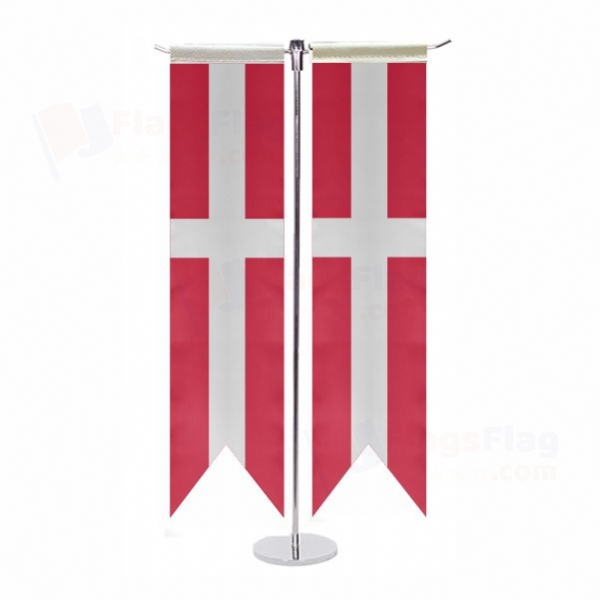 Denmark T Table Flags