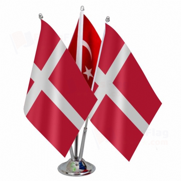 Denmark Triple Table Flag