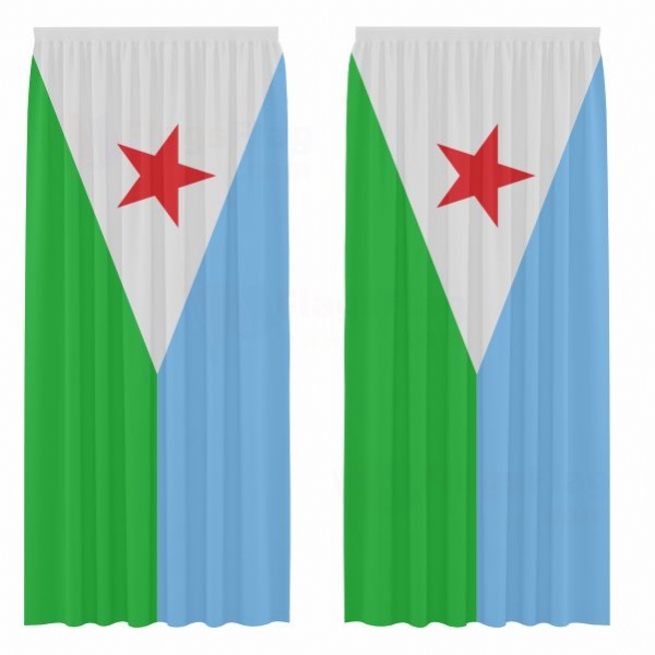 Djibouti Digital Printed Curtains