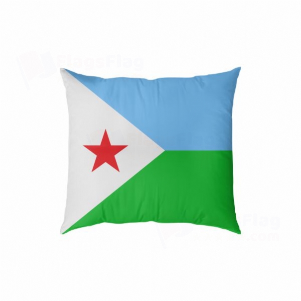 Djibouti Digital Printed Pillow Cover