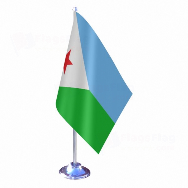 Djibouti Single Table Flag