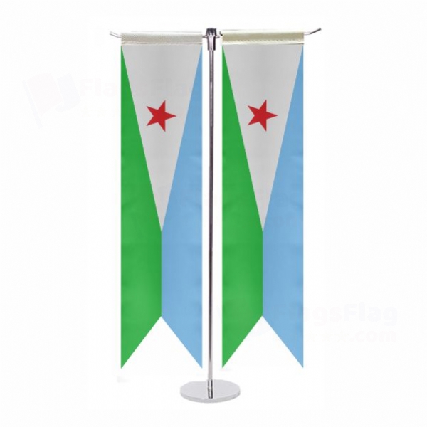 Djibouti T Table Flags