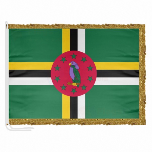 Dominica Satin Office Flag