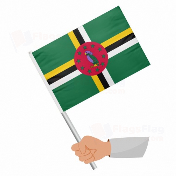 Dominica Stick Flag