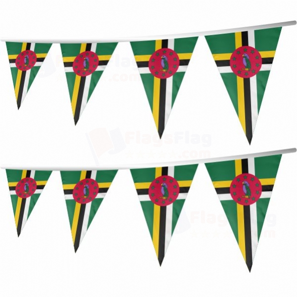 Dominica Stringed Triangle Flag