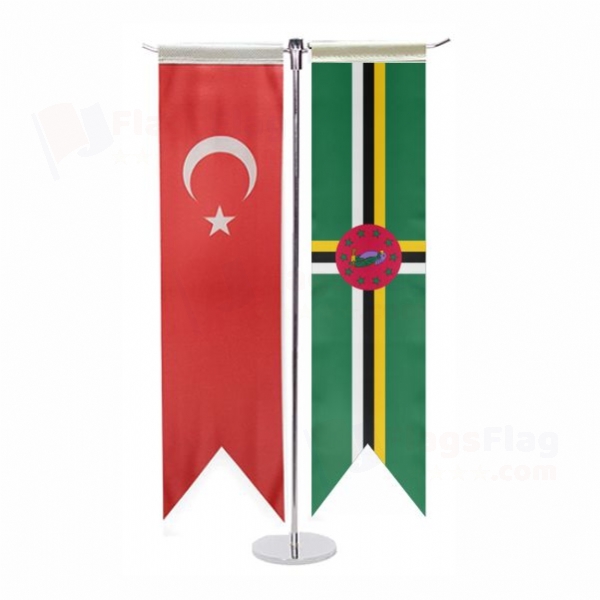 Dominica T Table Flag