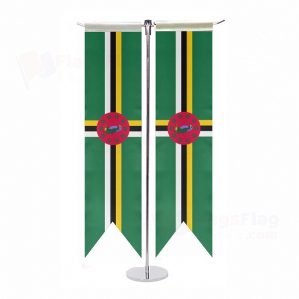 Dominica T Table Flags