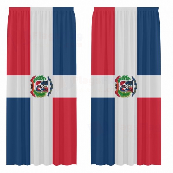 Dominican Republic Digital Printed Curtains