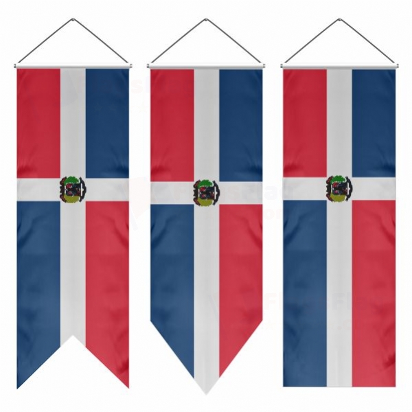 Dominican Republic Swallowtail Flags